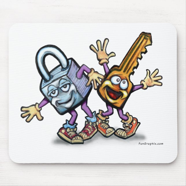 Alfombrilla De Ratón Bloquear una tecla (Frente)