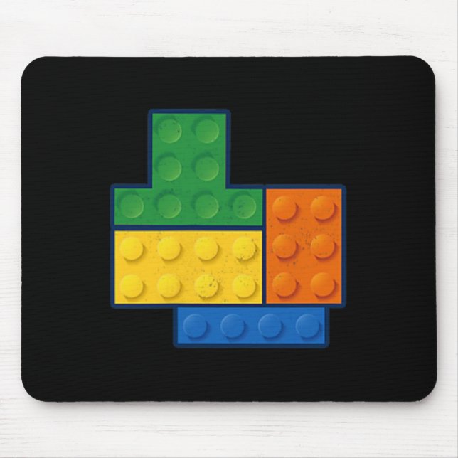 Alfombrilla De Ratón Bloques de Construcción Pocket Master Constructor  (Frente)