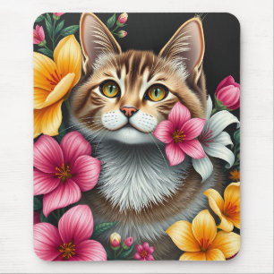 Alfombrilla De Ratón Blossom y Purr
