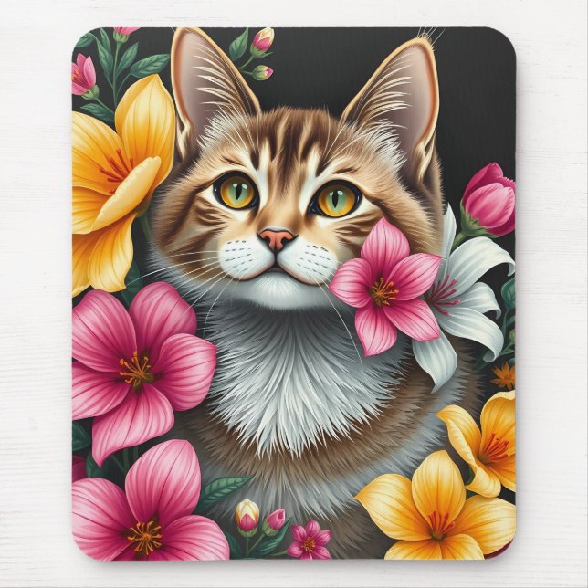 Alfombrilla De Ratón Blossom y Purr (Frente)