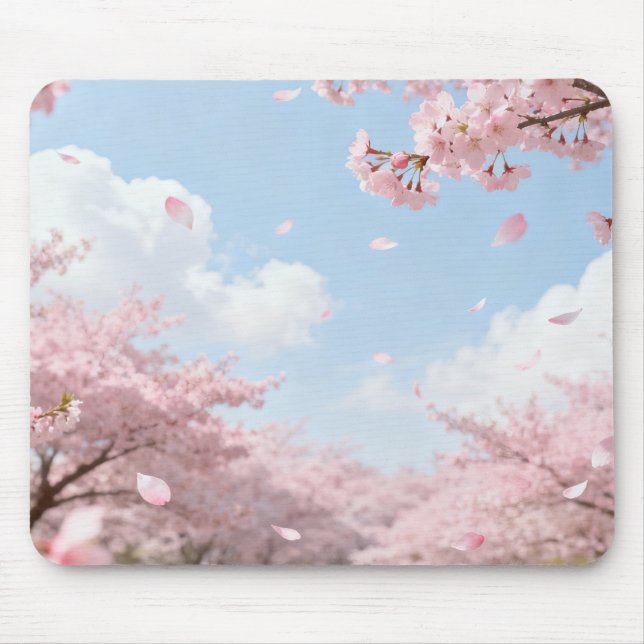 Alfombrilla De Ratón Blossoming Cherry Mouse Pad (Frente)