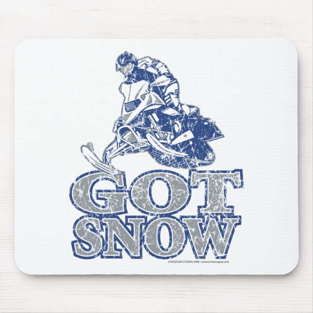 Alfombrilla De Ratón Blu con problemas de nieve (Frente)