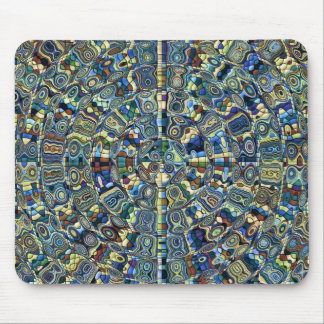 Alfombrilla De Ratón Blue Abstract Pond