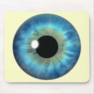 Alfombrilla De Ratón Blue Eye Iris Personalizado Guay Mousepad Mousemat