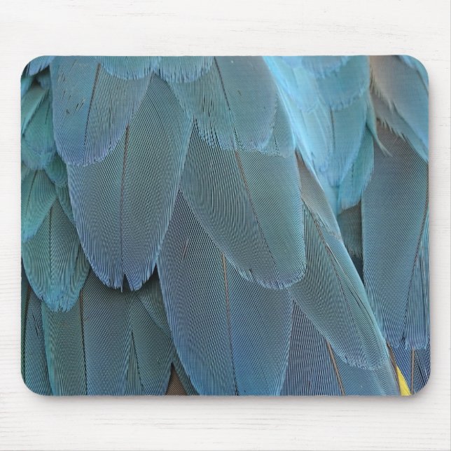 Alfombrilla De Ratón Blue Feather (Frente)
