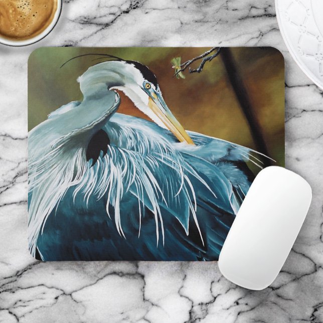 Alfombrilla De Ratón Blue Heron (Subido por el creador)