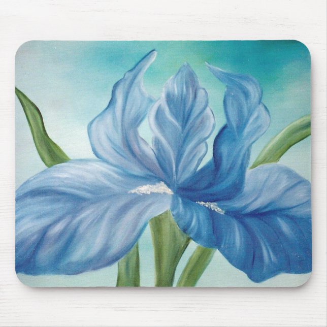 Alfombrilla De Ratón Blue Iris Mousepad (Frente)
