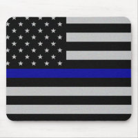 Blue Line fino señala por medio de una bandera
