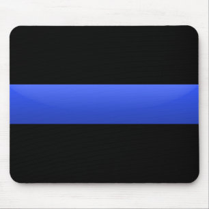 Alfombrilla De Ratón Blue Line fino señala por medio de una bandera