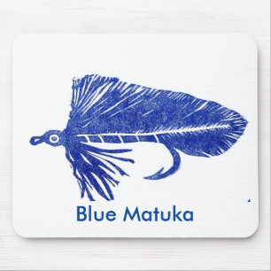 Alfombrilla De Ratón "Blue Matuka" Classic Trout Fly Mousepad