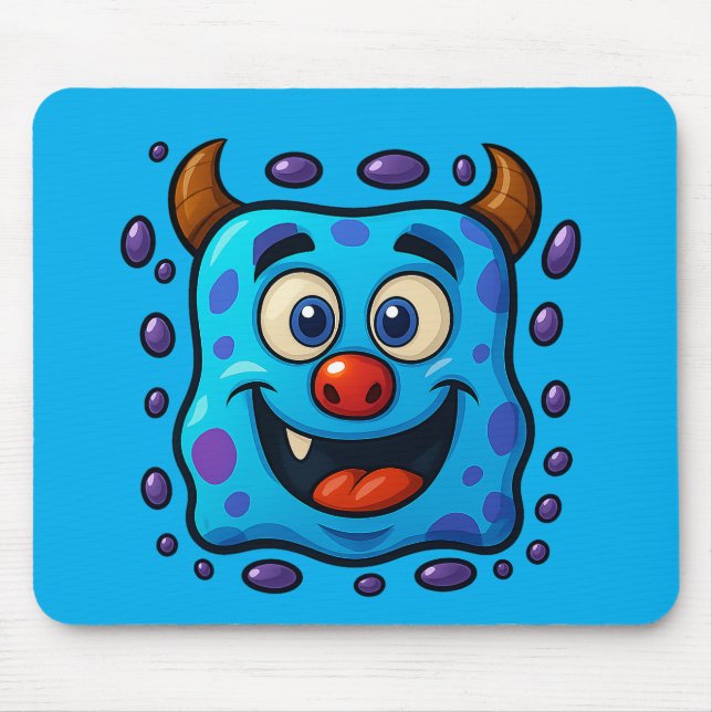 Alfombrilla De Ratón Blue Monster Mousepad (Frente)