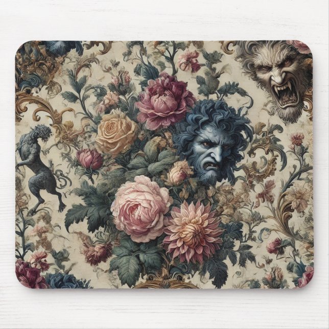 Alfombrilla De Ratón Blue Moon Grimoire - Victoria gótica (Frente)