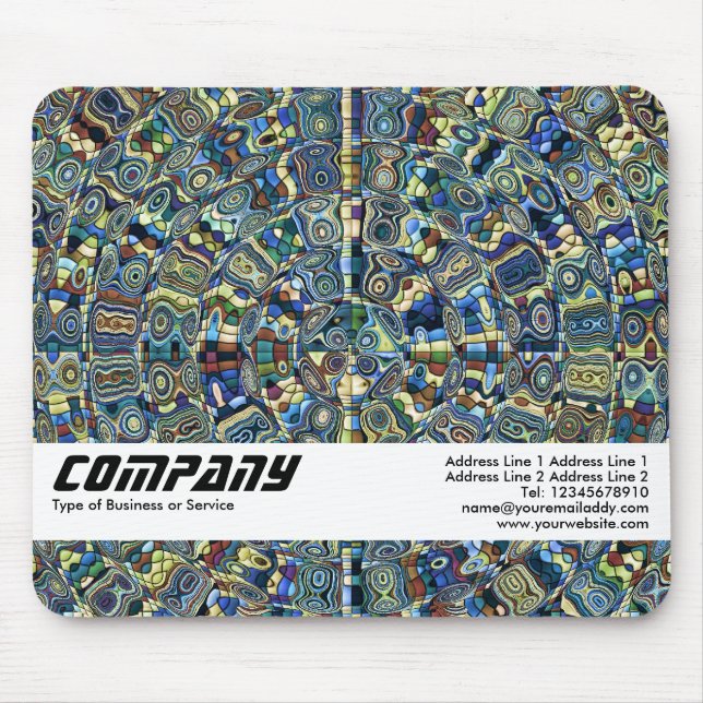 Alfombrilla De Ratón Blue Ripples, Business (Frente)