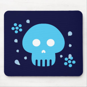 Alfombrilla De Ratón Blue Skull