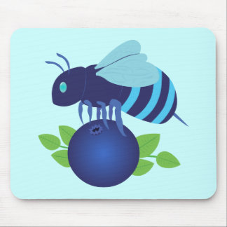 Alfombrilla De Ratón Blueberry Bee