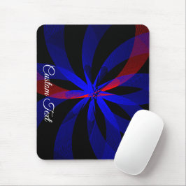 Alfombrilla De Ratón Blueberry Color Center Accent Geometric Mouse Pad