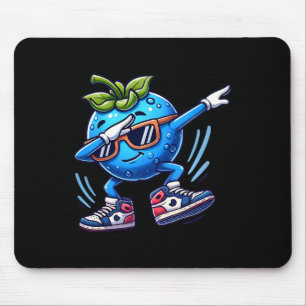Alfombrilla De Ratón Blueberry Dabbing Dancing Blueberry Fruit