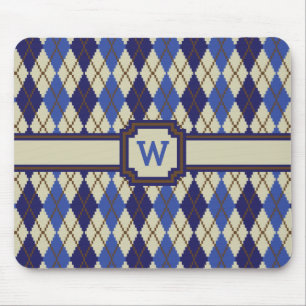 Alfombrilla De Ratón Blueberry Scone Argyle Mousepad