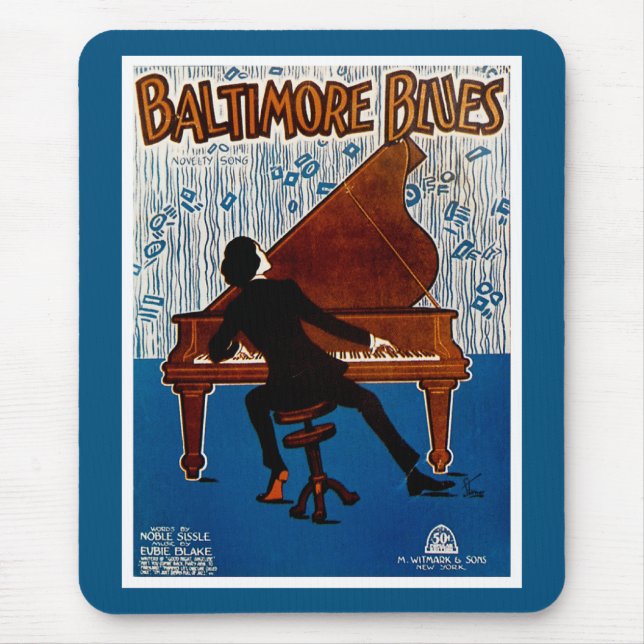 Alfombrilla De Ratón Blues de Baltimore (Frente)