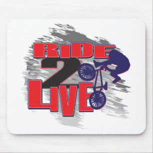 Alfombrilla De Ratón BMX Live to Ride Ride to Live