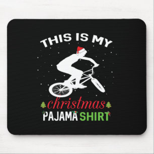 Alfombrilla De Ratón Bmx Rider Xmas Regalo Tee Familia Coincidiendo Paj