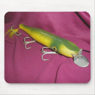 Alfombrilla De Ratón Bob Hahn Vintage Lure Mousepad