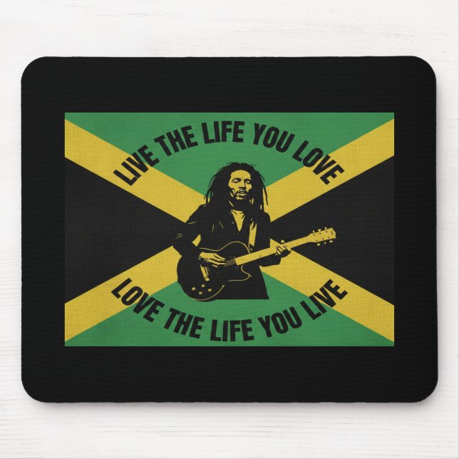 Alfombrilla De Ratón Bob Marley Mouse Pad (Frente)