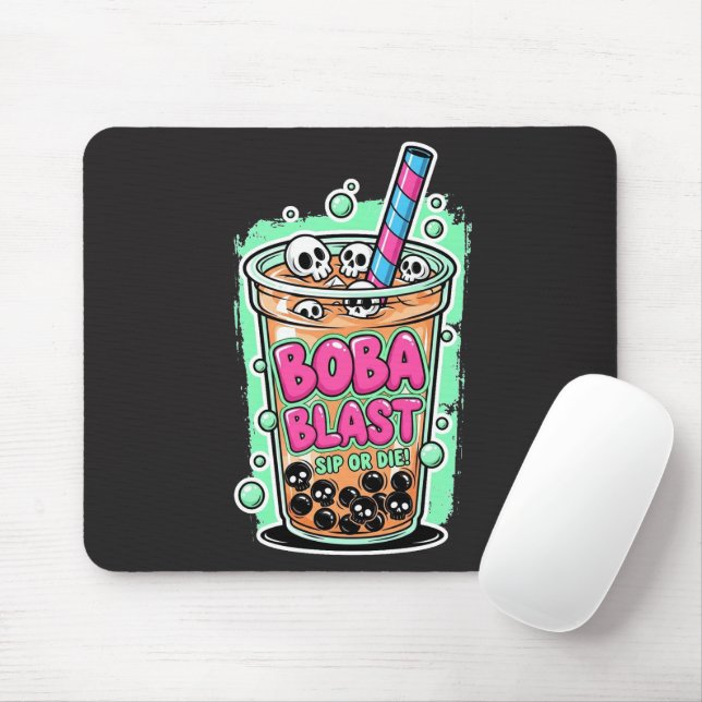 Alfombrilla De Ratón Boba Blast – Sip or Die! Mousepad (Con ratón)