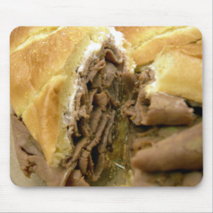 Alfombrilla De Ratón Bocadillo del rosbif con queso de cabra cremoso