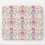 Alfombrilla De Ratón Bocas rusas rosadas y florecimiento<br><div class="desc">Boho y mousepad rústica con ilustracion de arcos y flores dibujados a mano en colores rosa y violeta.</div>