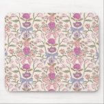 Alfombrilla De Ratón Bocas rusas rosadas y florecimiento<br><div class="desc">Boho y mousepad rústica con ilustracion de arcos y flores dibujados a mano en colores rosa y violeta.</div>