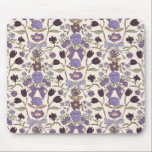 Alfombrilla De Ratón Bocos y flores púrpuras rusas<br><div class="desc">Boho y mousepad rústica con ilustracion de arcos y flores dibujados a mano en púrpura.</div>
