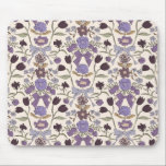 Alfombrilla De Ratón Bocos y flores púrpuras rusas<br><div class="desc">Boho y mousepad rústica con ilustracion de arcos y flores dibujados a mano en púrpura.</div>