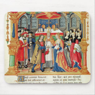 Alfombrilla De Ratón Boda de Maria de Borgoña y de Maximiliano I