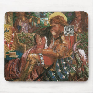 Alfombrilla De Ratón Boda de San Jorge y la princesa Sabra por Rossetti