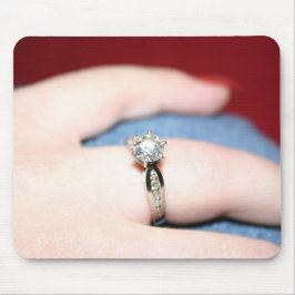 Alfombrilla De Ratón Boda Ring Mousepad-Personalizable