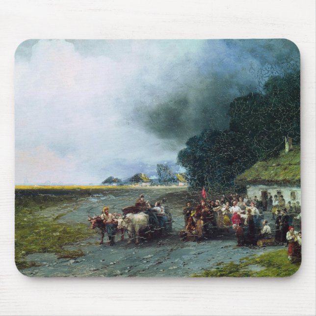 Alfombrilla De Ratón Boda ucraniano tradicional (Ucrania) (matrimonio) (Frente)