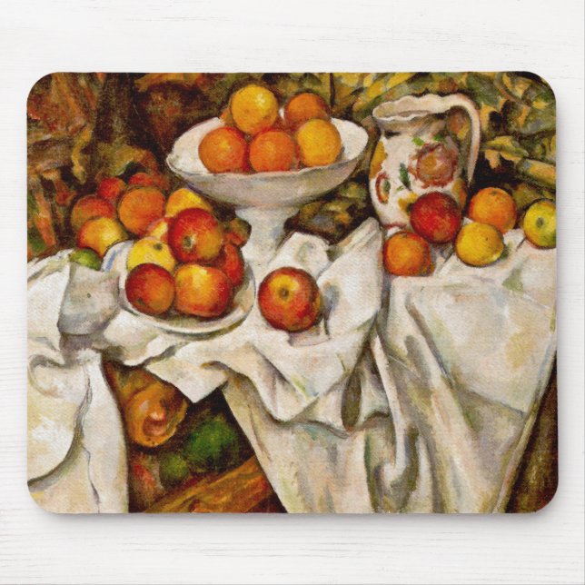 Alfombrilla De Ratón Bodegón de Paul Cézanne (Frente)