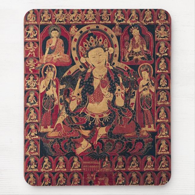 Alfombrilla De Ratón Bodhisattva tibetano (Frente)