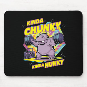 Alfombrilla De Ratón Bodybuilding Gym Kinda Chunky Kinda Hunky Weightli
