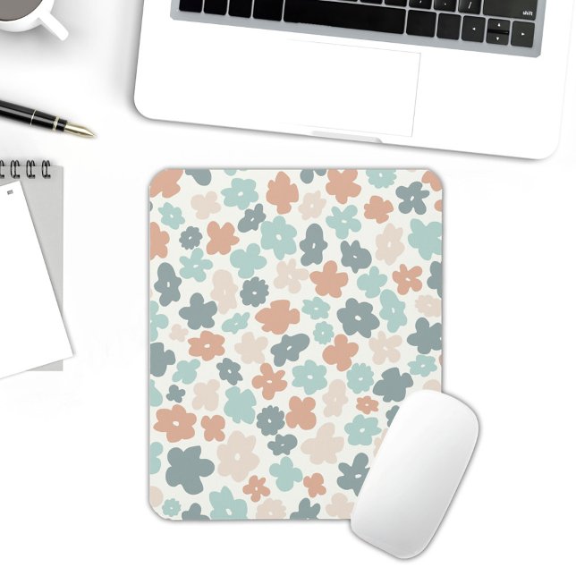Alfombrilla De Ratón Boho hippie retro flores pastel iPad mini funda (Subido por el creador)