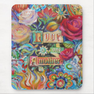 Alfombrilla De Ratón Boho Paisley Love Mousepad