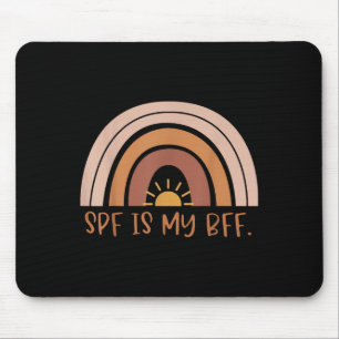 Alfombrilla De Ratón Boho Spf Es Mi Dermatología Bff Dermatologista Der