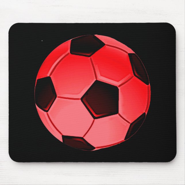 Alfombrilla De Ratón Bola de Fútbol Red American o Association (Frente)