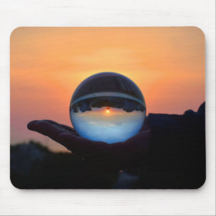 Alfombrilla De Ratón Bola de Mousepad del amanecer