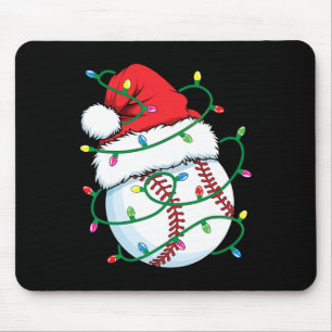 Alfombrilla De Ratón Bola deportiva de Santa Béisbol Hombres Navidades