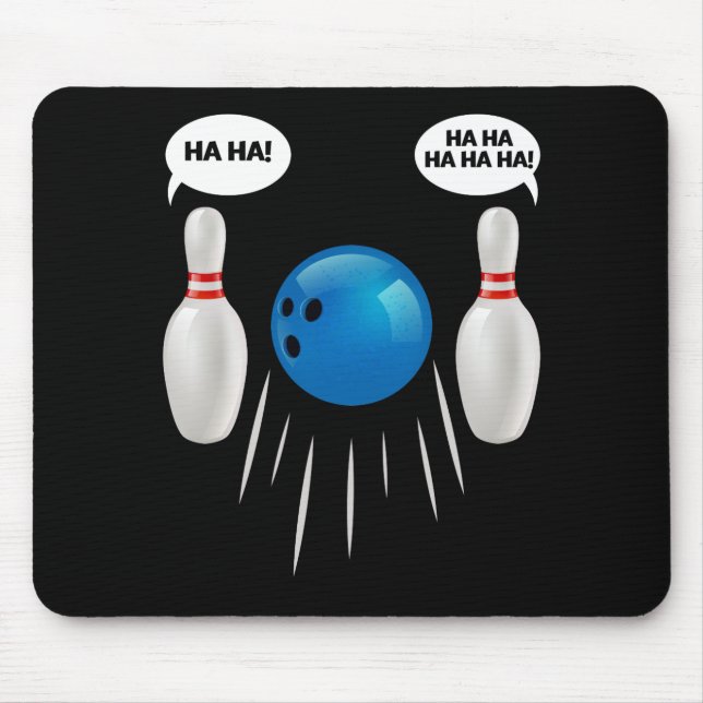 Alfombrilla De Ratón Bola divertida - Regalo para Bowlers (Frente)