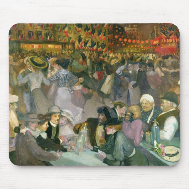 Alfombrilla De Ratón Bola el el 14 de julio (Frente)