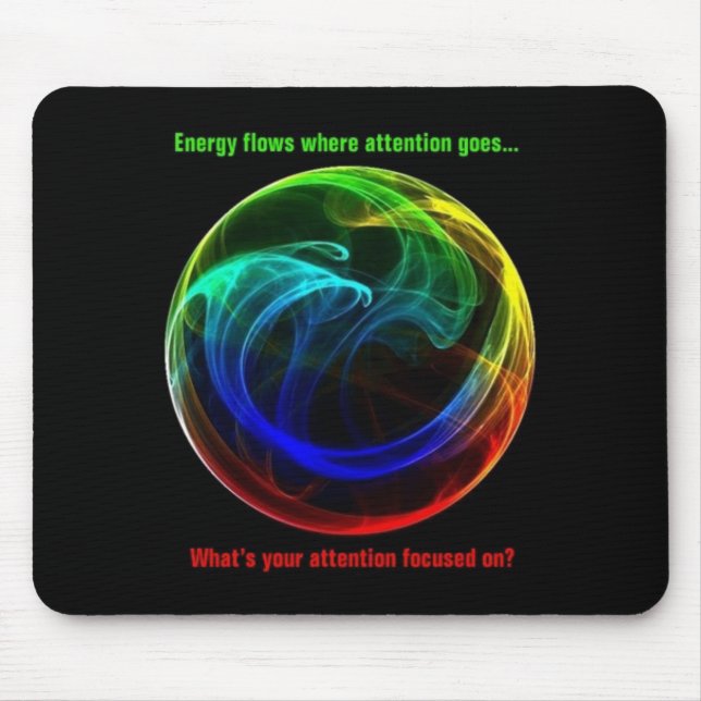Alfombrilla De Ratón Bola Mousepad de la energía (Frente)