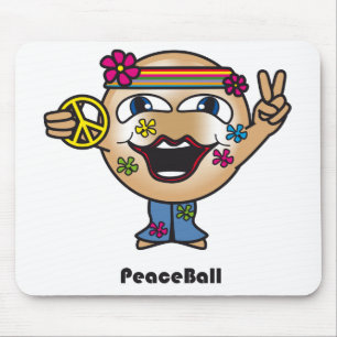 Alfombrilla De Ratón Bola Mousepad de la paz